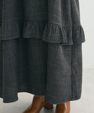 Green Parks ・ＥＬＥＮＣＡＲＥ　ＤＵＥ　ツィードキャミワンピース Black