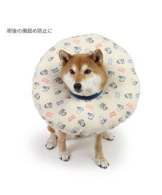 PET PARADISE スヌーピー makokoro エリザベスカラー ＳＭ 中型犬 -