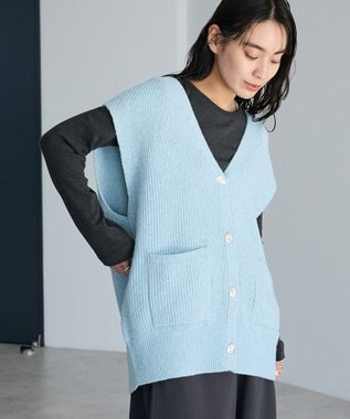 CRAFT STANDARD BOUTIQUE Ｖネックオーバーサイズニットベスト