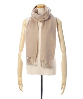 MOONBAT FURLA カシミヤ100%マフラー/幅30cm ベージュ