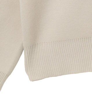 WEGO 【ユニセックス着用ITEM/MLサイズ展開】ミラノリブクルーネックプルオーバー ホワイト