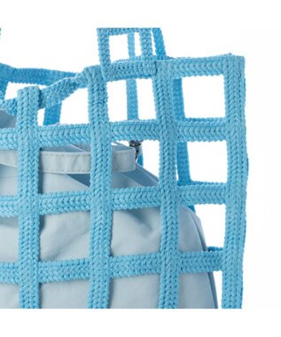 UNBILLION 【テレビ ドラマ着用アイテム】カシュカシュ cachecache / インナー巾着付ラティストート ブルー