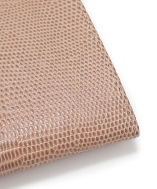 TOPKAPI 【TOPKAPI】イタリアンレザーリザード型押し がま口長財布 LUCIA ルチア グレージュ