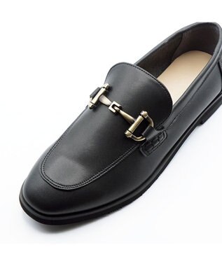 APOM 晴雨兼用　ウォーターレジストビットローファー ブラック