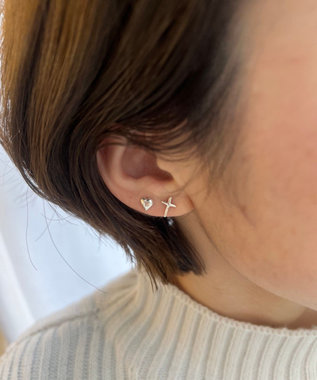 シルバー925 ミニクロス ピアス / yoaa | ファッション通販 シルバー925 ミニクロス ピアス / yoaa | ファッション通販