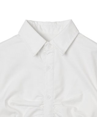 WEGO 【SCHOOLITEM】スクールシャーリングフィットシャツ ホワイト