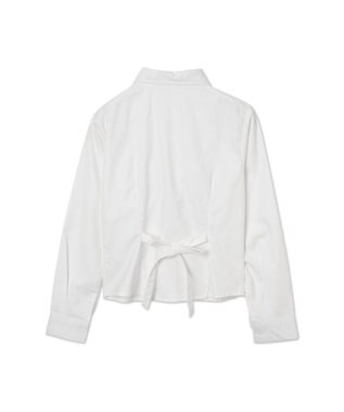 WEGO 【SCHOOLITEM】スクールシャーリングフィットシャツ ホワイト