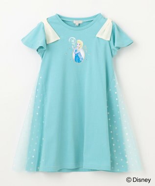 ANY KIDS 【ディズニープリンセス/フローズン】カットソーワンピース エメラルドグリーン（エルサ）
