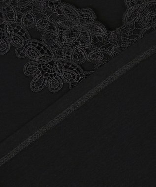 自由区 L コンパクトハイゲージレース タンクトップ ブラック