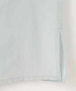 自由区 L 【洗える】TACブライトローン ブラウス 黄緑系