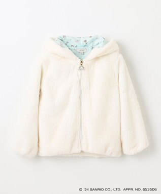 ANY KIDS 【any FAM×サンリオキャラクターズ】なりきりフェイクファーブルゾン エクリュ×シナモロール