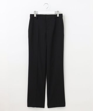 J.PRESS LADIES L 【リクルート対応】テフロンカームスキン ストレート パンツ ブラック系