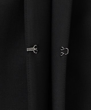 J.PRESS LADIES S BAHARIYE SOLID ノーカラー ジャケット ブラック系