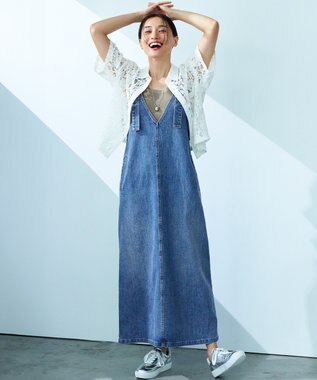 23区 メタル ドロップ ネックレス シルバー系