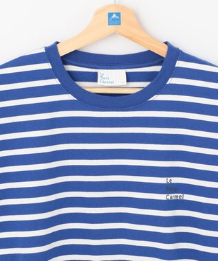 SHARE PARK MENS 【UNISEX】UVカット ボーダーロゴTシャツ ブルー