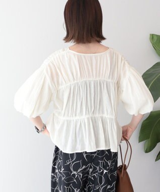 AMERICAN HOLIC フロントリボンブラウス Ivory