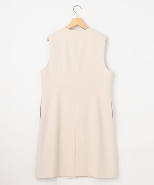 組曲 【KUMIKYOKU NAVY】コンフォータブルドレープ ジレ アイボリー系