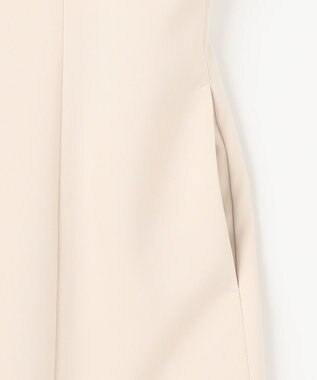 組曲 【KUMIKYOKU NAVY】コンフォータブルドレープ ジレ アイボリー系