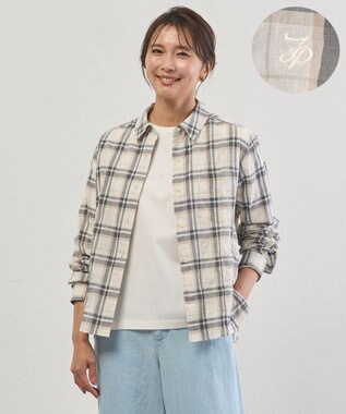 J.PRESS LADIES L 【完全受注生産】ブラウスカスタマイズ シャツ