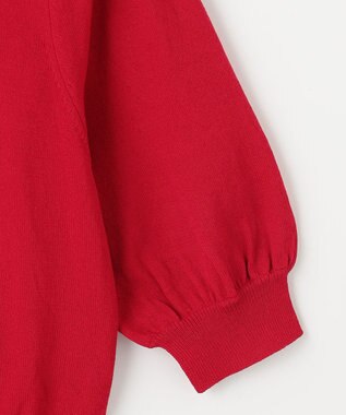 Feroux ハーフスリーブ カーディガン レッド系