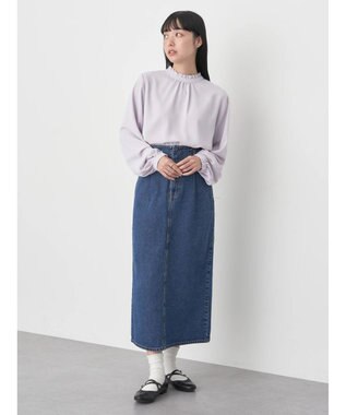 earth music&ecology ２ｗａｙフリルブラウス Light Pink