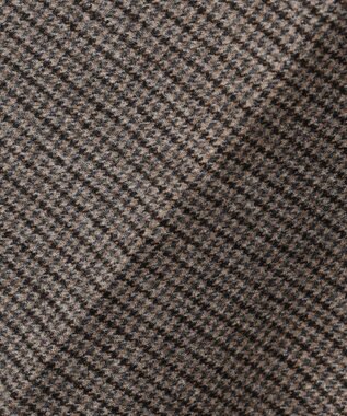 J.PRESS LADIES S 【洗える】チェルビック チェック テーパード パンツ ブラウン系3