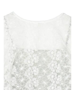 earth music&ecology ＳＥＴ２点　オーガンジー刺繍＋プリーツワンピース Mint