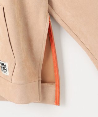 PW CIRCULUS 【WOMEN】スエード調 デタッチャブルフーディ ベージュ系