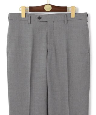 J.PRESS MEN 【ストレッチ / ウォッシャブル可】パワーストレッチウール バーズアイ スラックス ライトグレー系