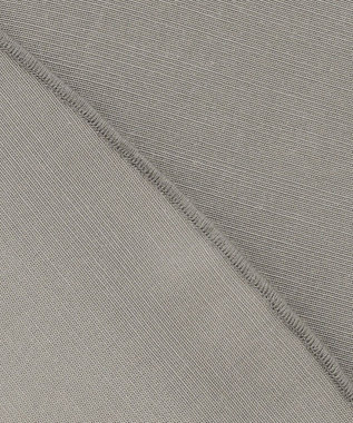 自由区 【洗える】ソフトリネンペプラム ブラウス グレー