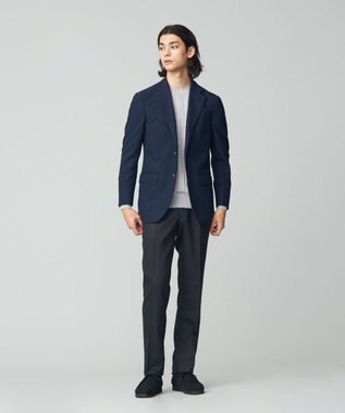 J.PRESS MEN 【アクティブビジネスマン必見】ファンクショナルジャージーブレザー ネイビー系