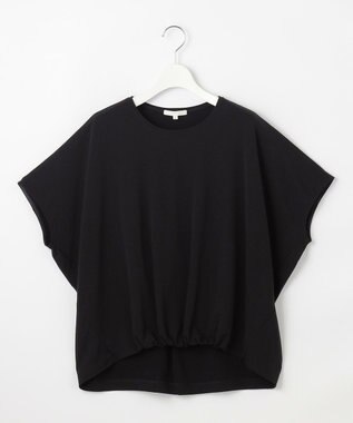 自由区 S 【接触冷感・UVカット・吸水速乾・抗菌防臭・洗える】ハイカウントフォルム Tシャツ ブラック