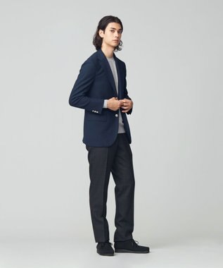 J.PRESS MEN 【アクティブビジネスマン必見】ファンクショナルジャージーブレザー ネイビー系