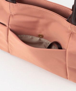 J.PRESS LADIES 【WEB限定カラーあり・A4サイズ収納可】 ナイロン トート バッグ ピンク系