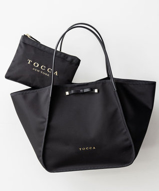 TRIM RIBBON NYLON TOTE トートバッグ / TOCCA | ファッション通販