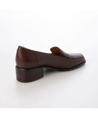 ing <ing>ヒールローファー ブラウン