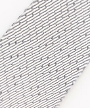 J.PRESS MEN 【FOMARL COLLECTION】ドット柄 フォーマルネクタイ ライトグレー系7