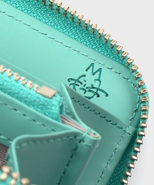 Paul Smith カラードゥードゥル ラウンドジップ 長財布 ミントグリーン