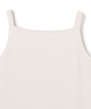 UNFILO スゴ機能美ニット スクエア キャミソール グレージュ