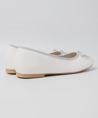 BONTRE 【PRECIEUX JOUET/プレシュウジュエ】ラウンドトゥバレエシューズ ホワイト