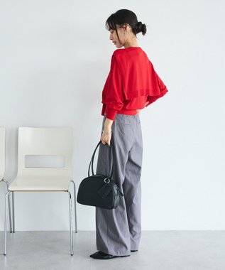 CRAFT STANDARD BOUTIQUE ニットストール+プルオーバー Red