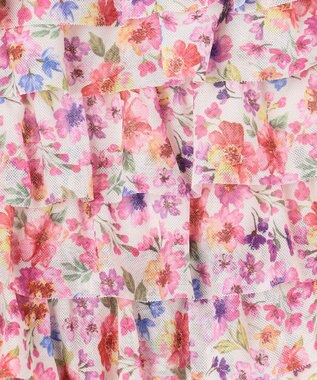 ANY KIDS フリル 天竺 ショート パンツ 花柄