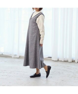 ing <ing>【WEB限定】レザービットローファー ブラック