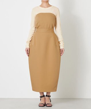 NAVE 【Nave・セットアップ可/洗える/吸水速乾】ドライチノ スカート キャメル系