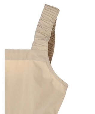 Green Parks ａ．肩ひもギャザーノースリワンピース Beige