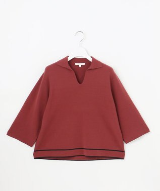 自由区 S レーヨンストレッチスキッパー ニット ローズ