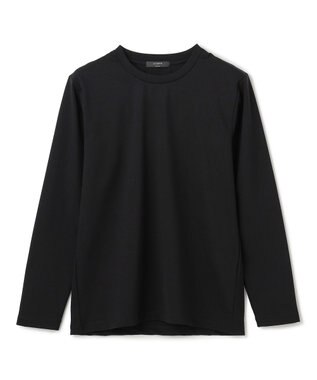 JOSEPH HOMME コンパクトストレッチジャージー　クルーネックカットソー ブラック系