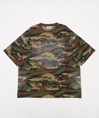 WEGO 【ユニセックス着用ITEM】ダメージアップリケグラフィックT（SS） 柄1