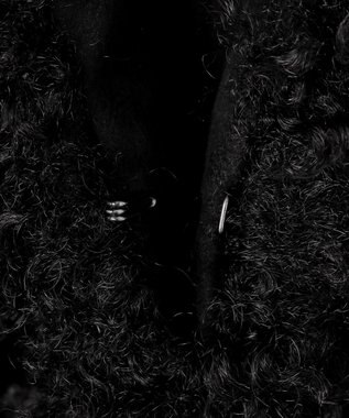 自由区 L 【SHIHOさん着用】カルガンラムエコファー ジレ ブラック