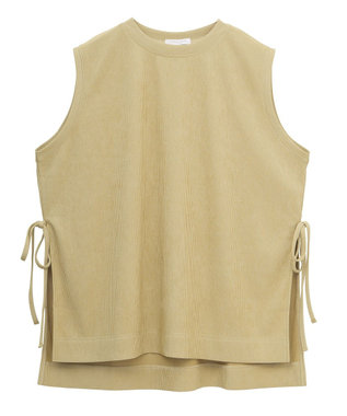 Green Parks サイドリボンノースリーブチュニック